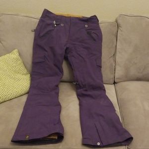 Bonfire Snowboard Pants Purple Size S